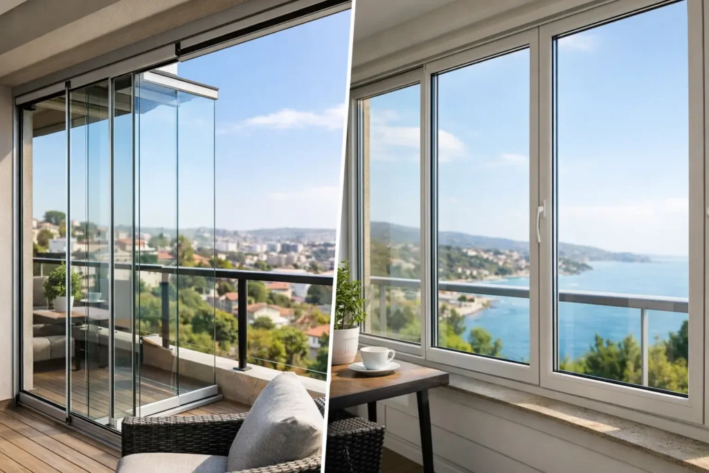 Sürme Cam Balkon mu Isıcamlı mı?