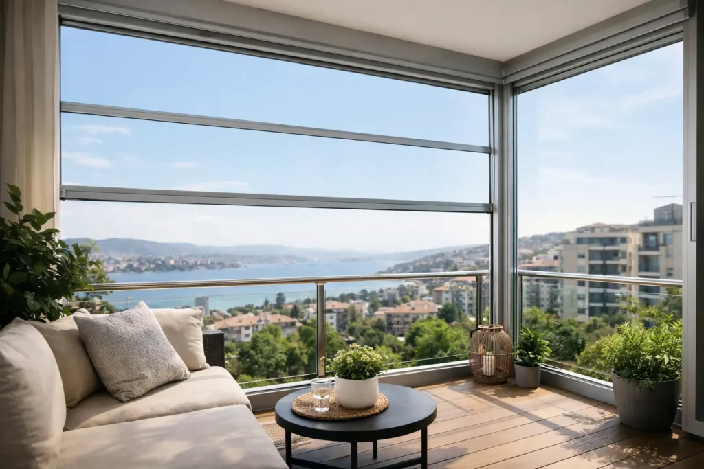 Balkon İçin Giyotin Cam Avantajları Neler?