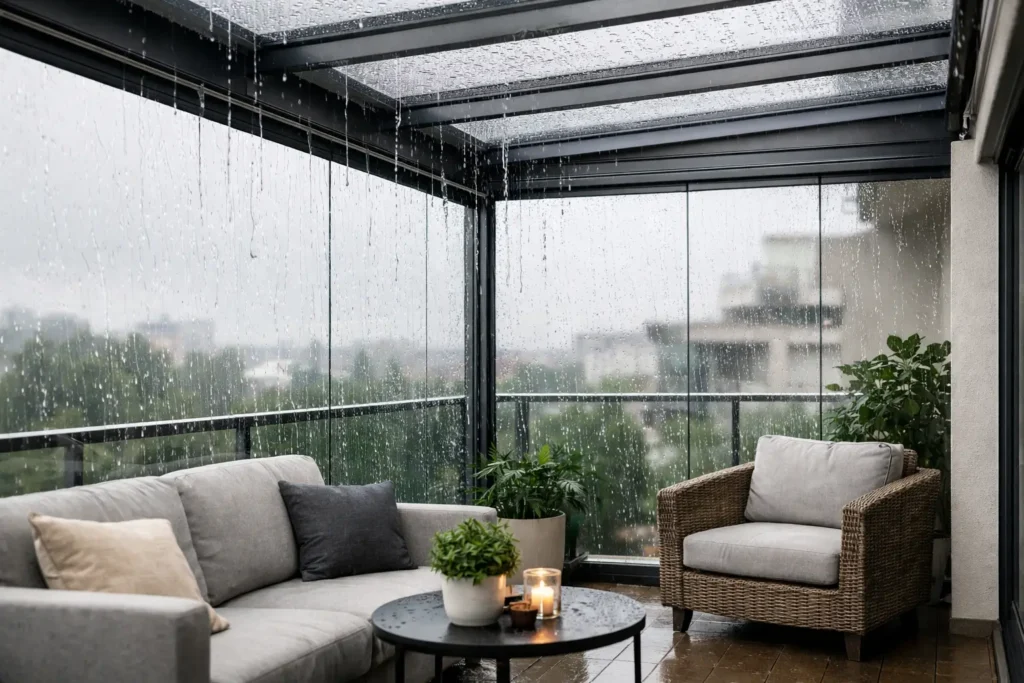 Yağmurdan Koruyan Balkon Sistemleri Seçimi