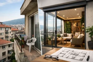Bursa Apartman Balkon Dönüşüm Örneği ve Planı